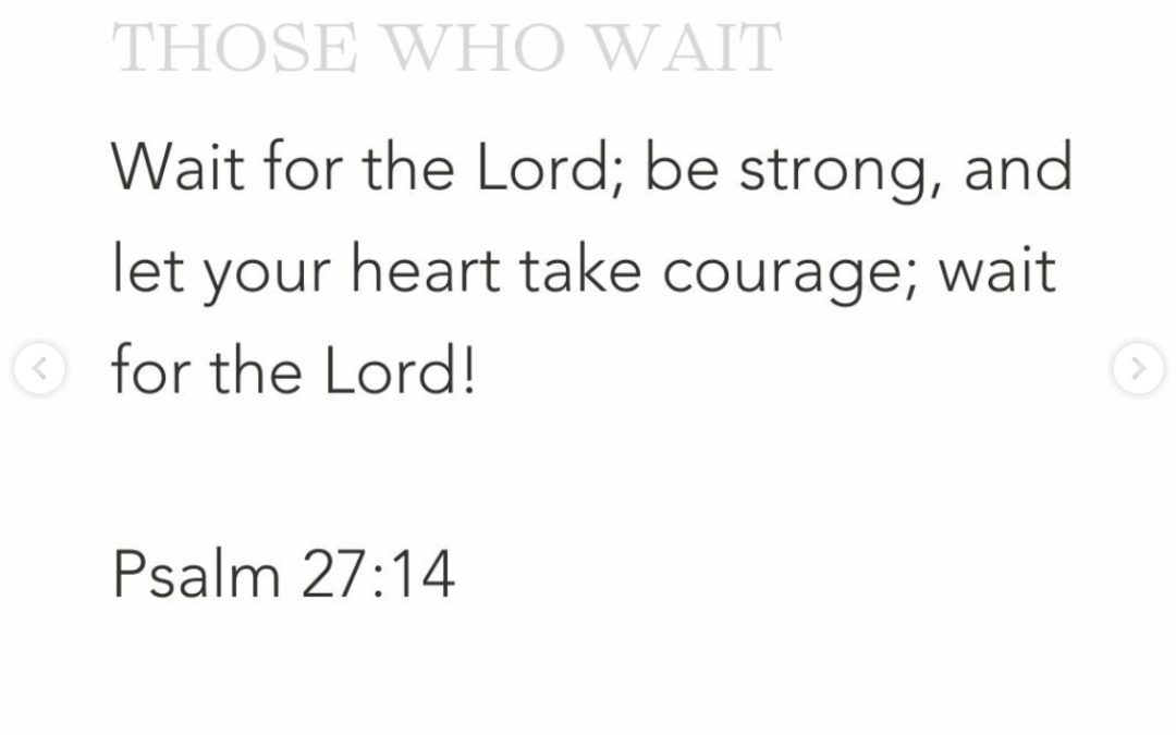 The God Who Comes to Those Who Wait
